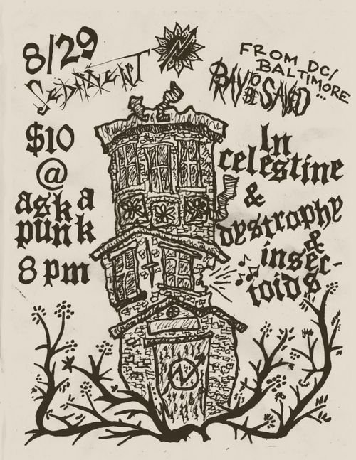 Pray to be Saved (MD/DC), Sediment, Ln Celestine, Insectoids, Dystrophy