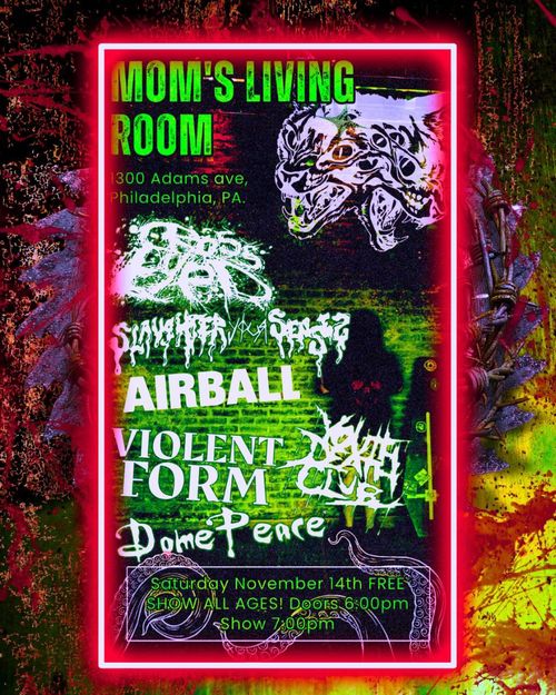 Domepeace, Slaughter your Senses, Crosseyed, Violent Form, and Airball