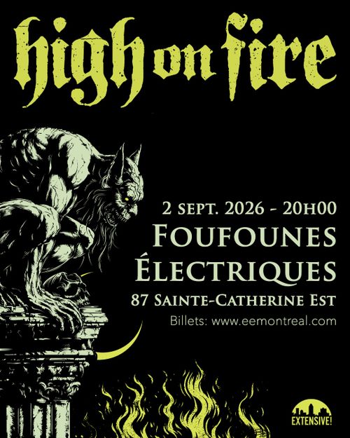 HIGH ON FIRE - 2 SEPTEMBRE