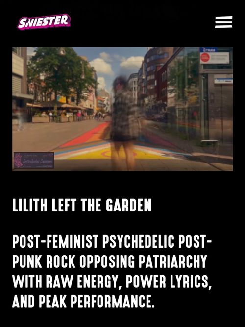 Lilith Left The Garden x Sniester Pop Up